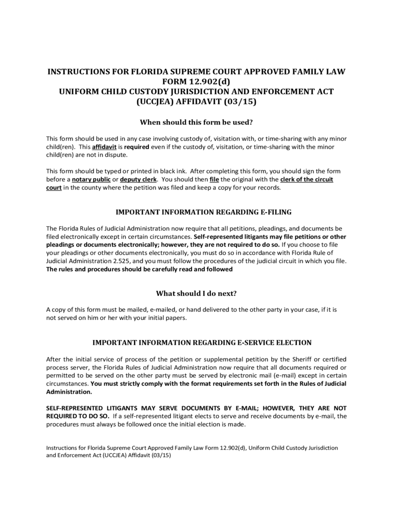 2020 Child Custody Form Fillable Printable PDF Forms Handypdf