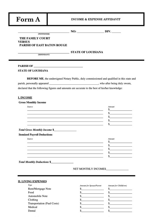34 Louisiana Court Forms And Templates Free To Download In PDF