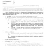 Affidavit For Collection Of Personal Property Pima County Superior