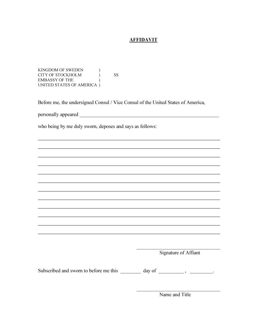 Affidavit Form Pdf Zimbabwe Blank Affidavit Form Zimbabwe Forms
