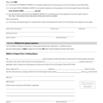 Affidavit Of Financial Support Form The Ohio State University Free