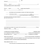 Affidavit Of Surviving Joint Tenant Fill Out And Sign Printable PDF