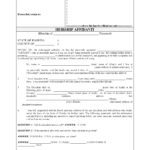 Affidavit Sample Florida HQ Printable Documents