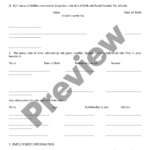 Arizona Affidavit Of Financial Information Arizona Affidavit Of