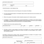 Az Dmv Non Probate Affidavit Fill Online Printable Fillable Blank
