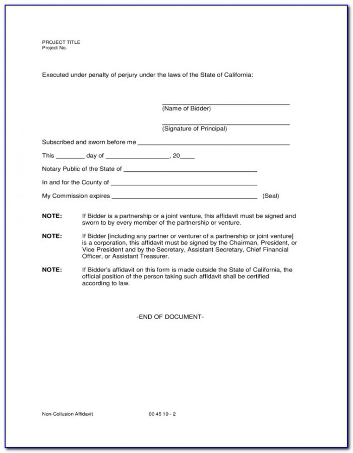 Domestic Partner Affidavit Form Georgia Universal Network