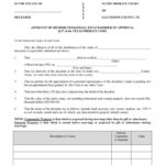 Download Free Galveston County Texas Small Estate Affidavit Form Form