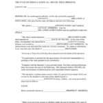 Download Free Indiana Affidavit Of Heirship Form Form Download