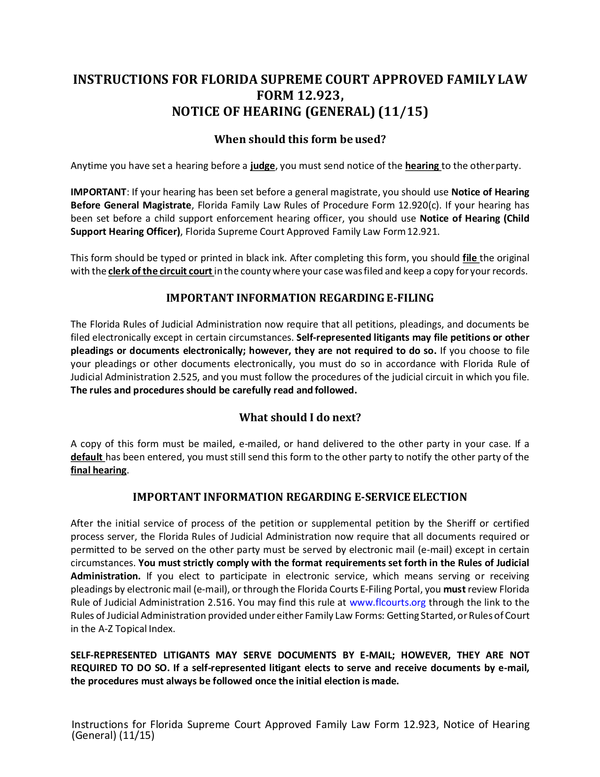 Fill Free Fillable Forms For The State Of Florida