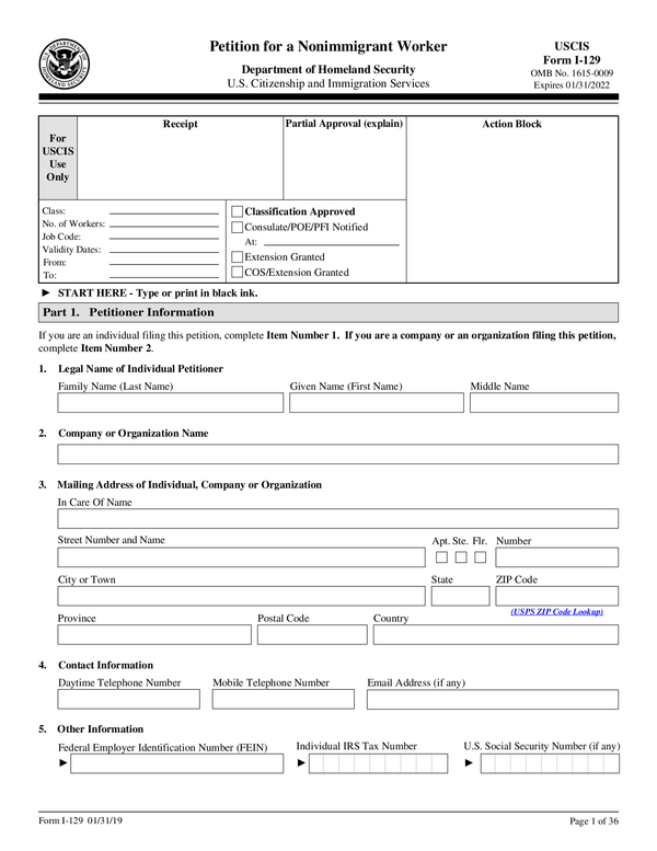 Fill Free Fillable USCIS PDF Forms