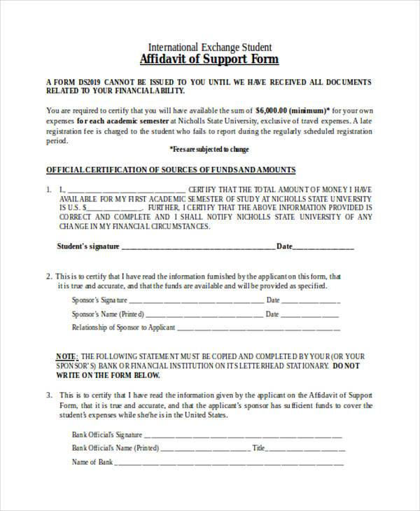 FREE 32 Affidavit Forms In MS Word
