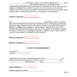 Free Arizona Self Proving Affidavit Form PDF Word EForms
