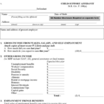 Free Maine Child Support Affidavit Form PDF 117KB 2 Page s