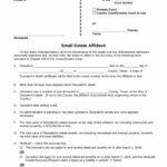 Free Texas Small Estate Affidavit Form PDF EForms