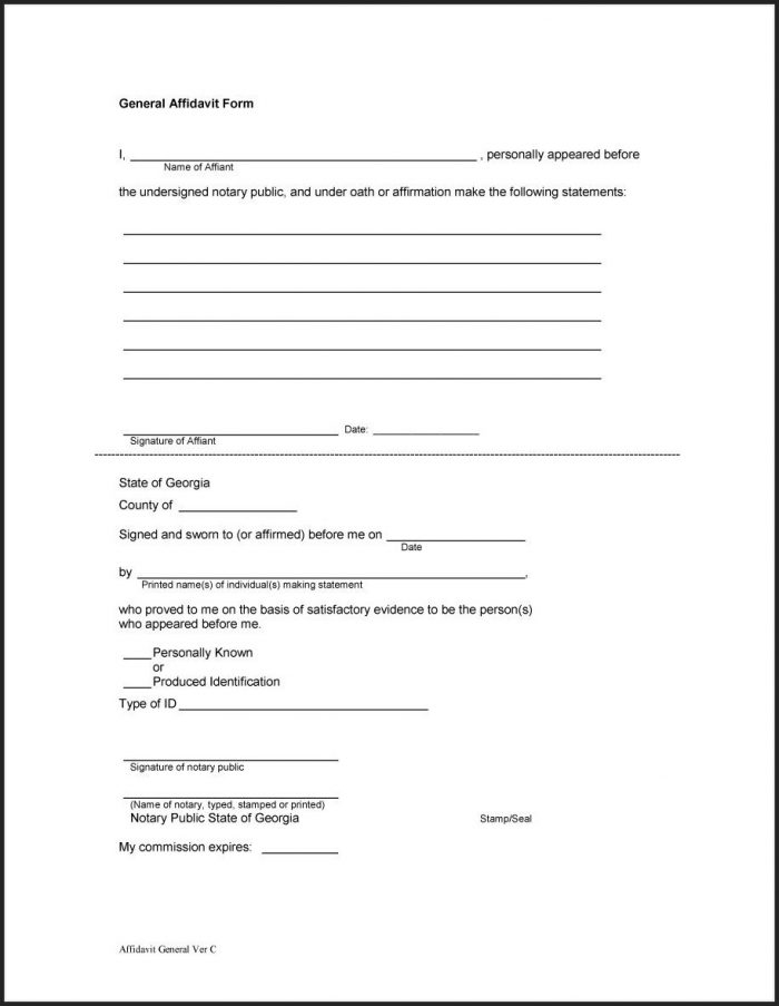 General Affidavit Affidavit Form Zimbabwe Pdf Zimbabwe Affidavit Form 
