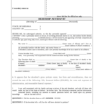 Heirship Affidavit Descent Indiana Doc Template PdfFiller
