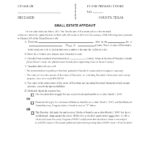 Louisiana Affidavit Of Small Succession