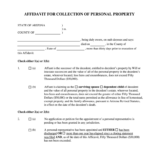 Small Estate Affidavit Pima County Arizona Fill Online Printable