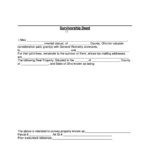 Survivorship Deed Summit County Fiscal Office Printable Pdf Download