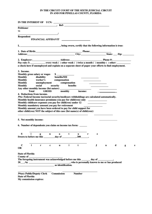 Top Pinellas County Clerk Of Court Forms And Templates Free To Download 