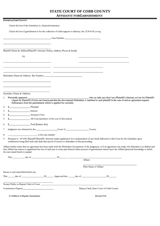 108 Georgia Court Forms And Templates Free To Download In PDF
