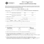 Affidavit Of Financial Support Calhoun Community College Free Download