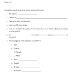 Affidavit Of Service Form Download Printable PDF Templateroller