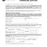 Affidavit Of Support Sample Free Printable Documents