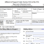 Affidavit Of Support U S Immigration Relief