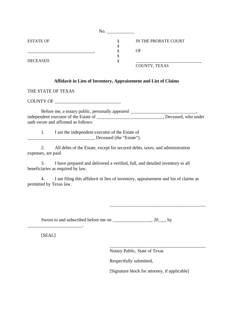 Appraisement Doc Template PdfFiller