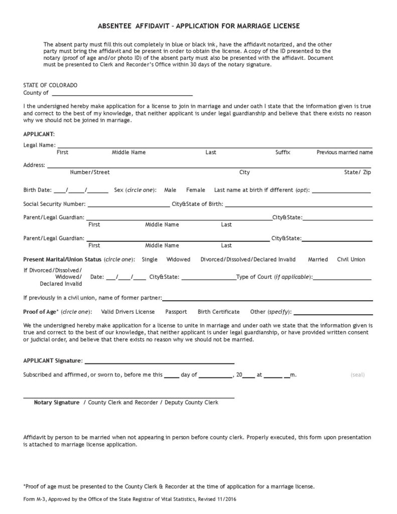 Colorado Financial Affidavit WikiForm
