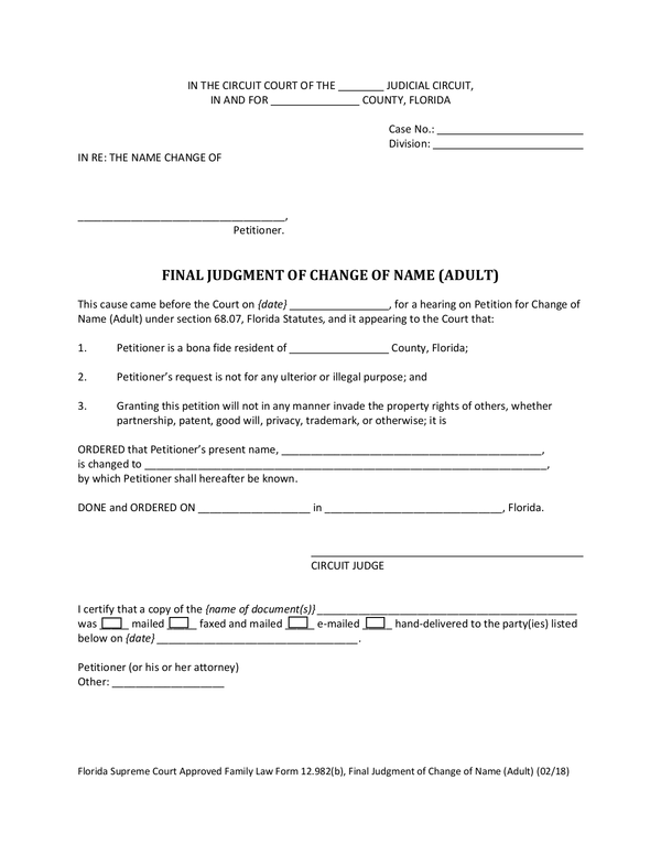 Fill Free Fillable Forms For The State Of Florida