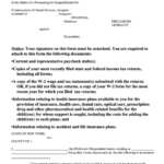 Financial Disclosure Affidavit Printable Pdf Download