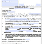 Florida Affidavit Of Heirship Affidavit Forms