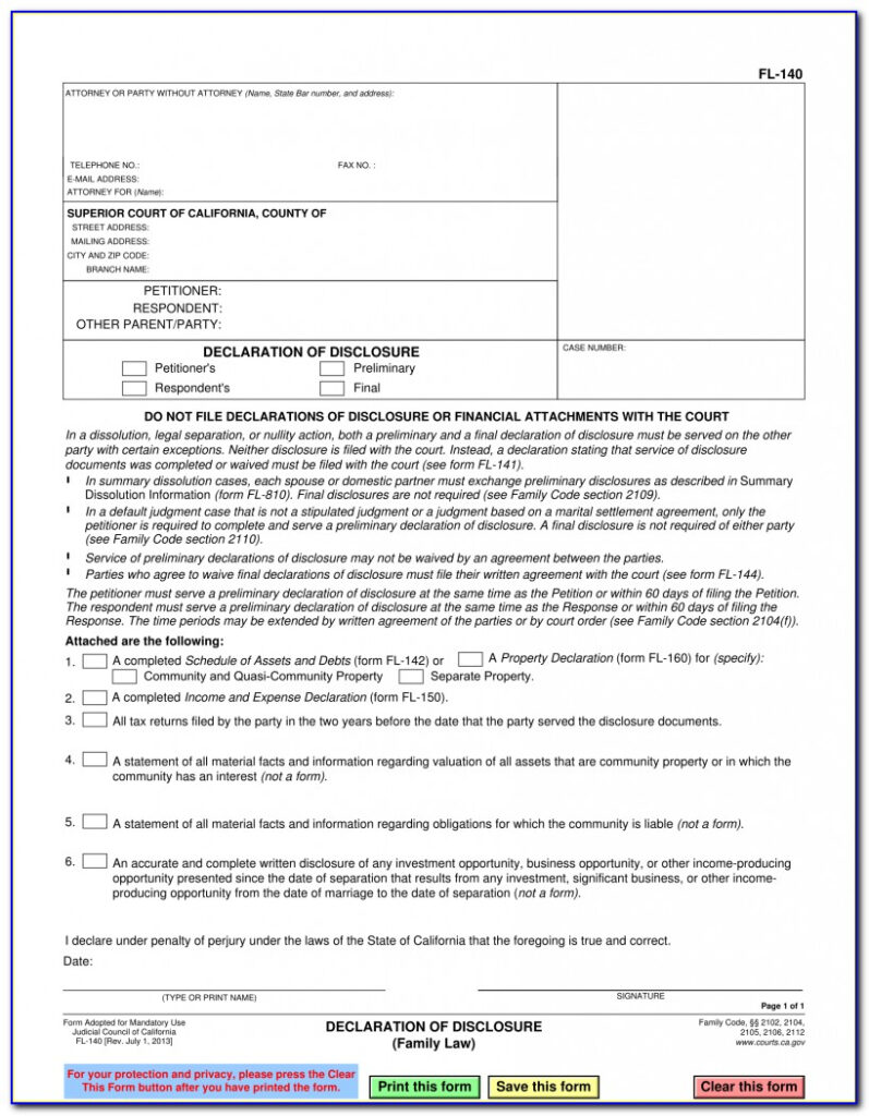 Florida Divorce Forms Financial Affidavit Form Resume Examples 
