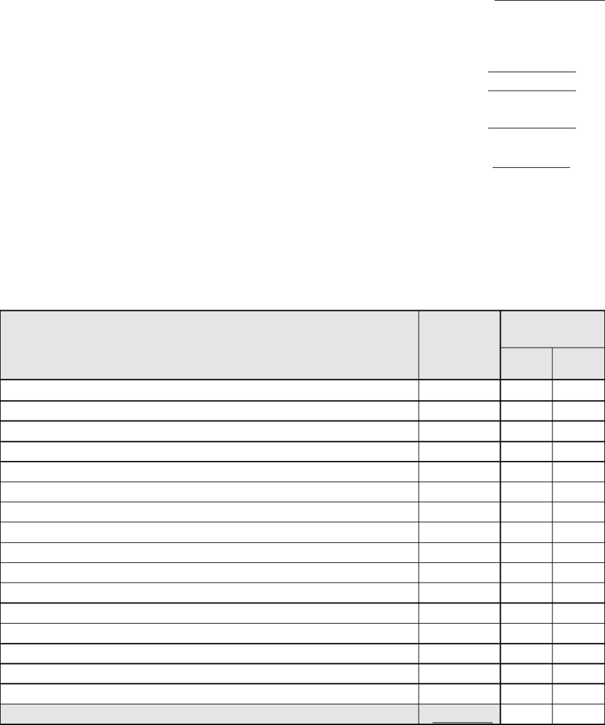 Florida Family Law Financial Affidavit short Form In Word And Pdf 