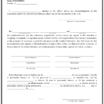 Florida Self proving Affidavit Form Download Printable PDF Templateroller
