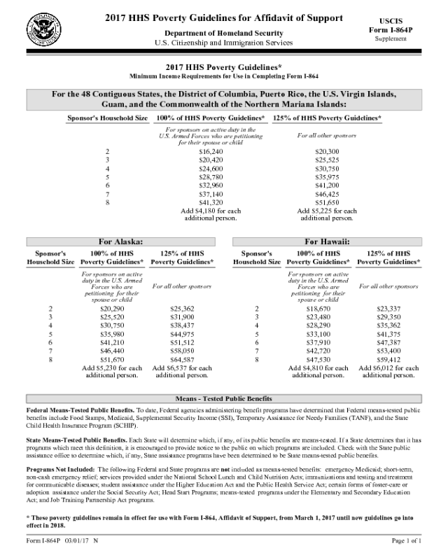 Form I 864P Edit Fill Sign Online Handypdf