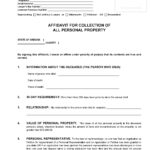 Free Arizona Small Estate Affidavit Form PDF Word Do It Yourself