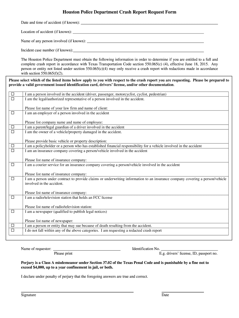 Harris County No Trespassing Afidavit Fill Online Printable 