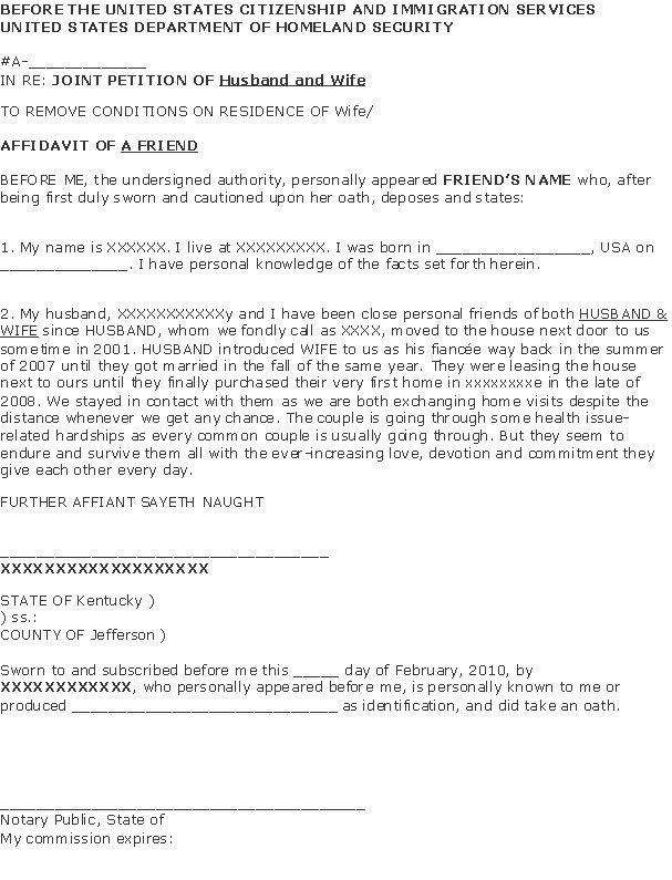 I 751 Affidavit Slidedocnow