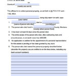 Montana Small Estate Affidavit Affidavit Forms