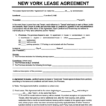 New York Residential Lease Rental Agreement Create Download