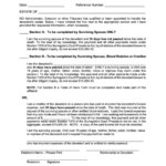 Small Estates Affidavit Form S c p a Section 1310 Table Of Heirs