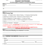 TX Request For Process 2014 Complete Legal Document Online US Legal