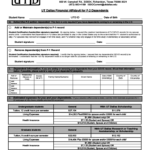 UT Dallas Financial Affidavit For F 1 Students Texas Free Download