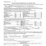2018 2020 Form FL Application For Determination Of Civil Indigent
