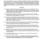 Affidavit Establishing Exemption Under Florida Statutes 316 0083 1 D