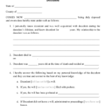 Affidavit Of Heirship Form Download Printable PDF Templateroller
