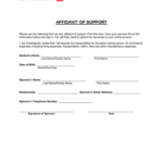 AFFIDAVIT OF SUPPORT